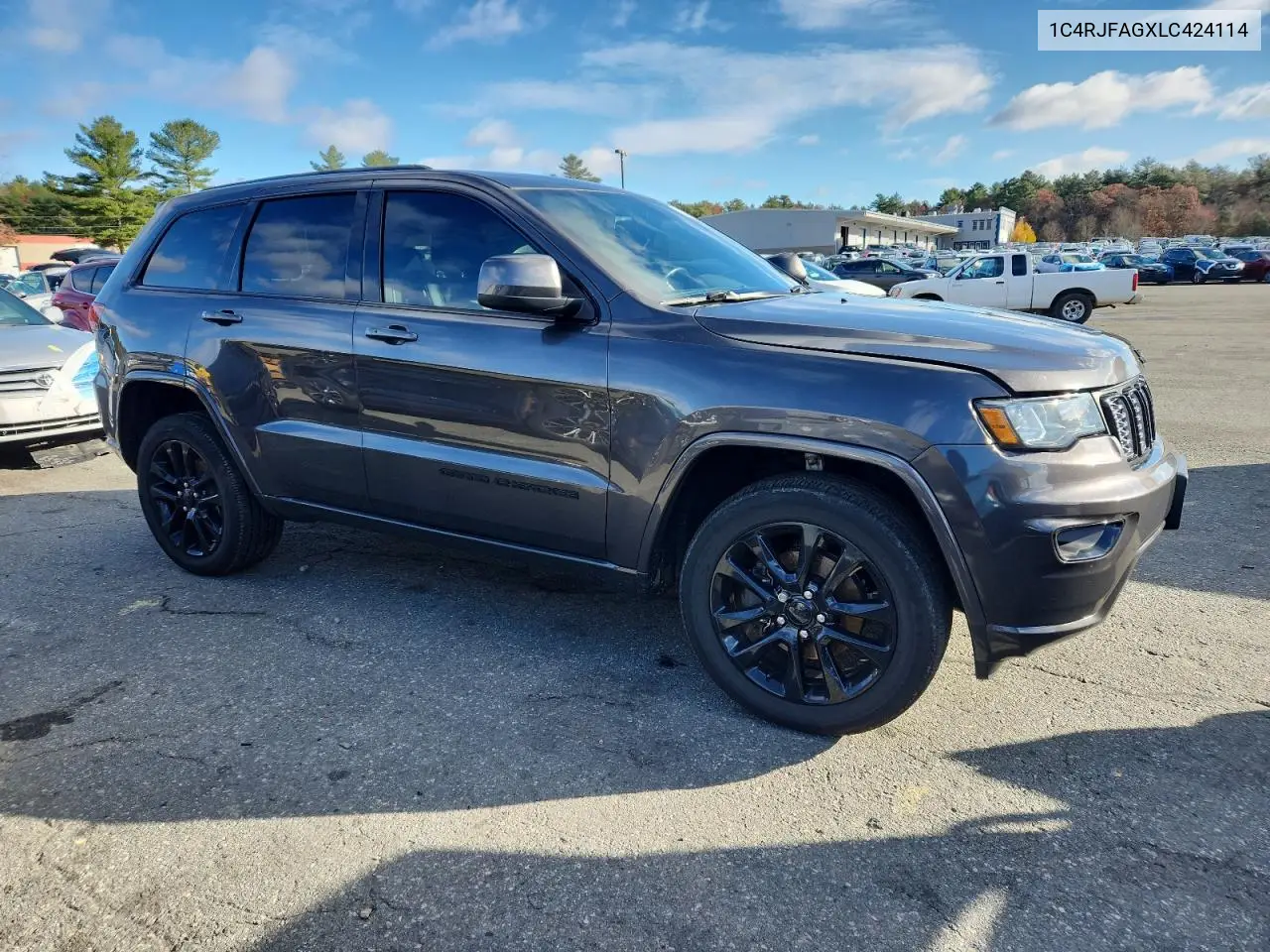 1C4RJFAGXLC424114 2020 Jeep Grand Cherokee Laredo