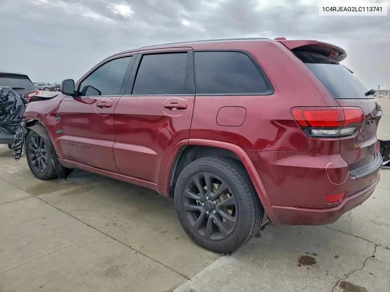 1C4RJEAG2LC113741 2020 Jeep Grand Cherokee Laredo