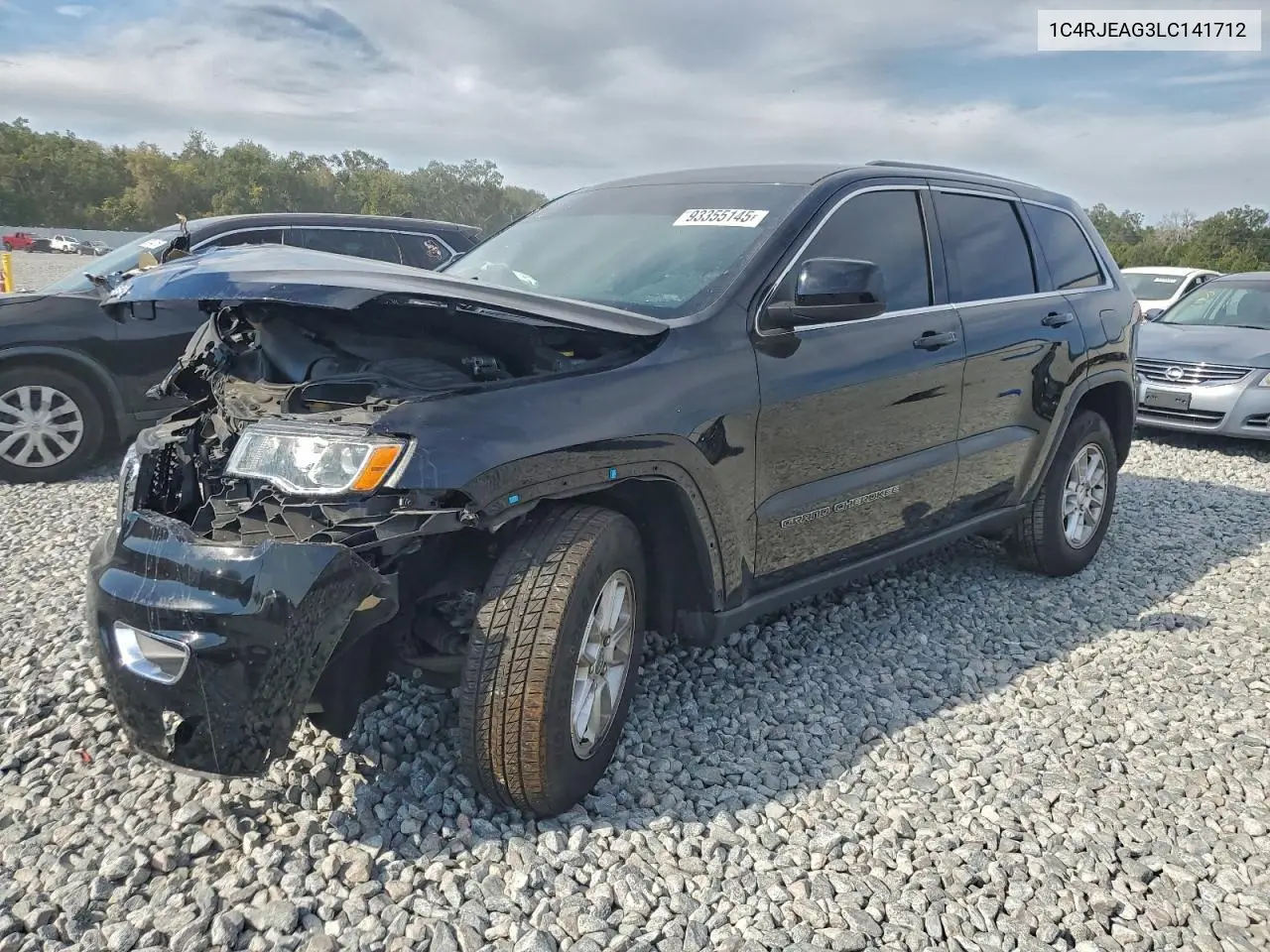 1C4RJEAG3LC141712 2020 Jeep Grand Cherokee Laredo