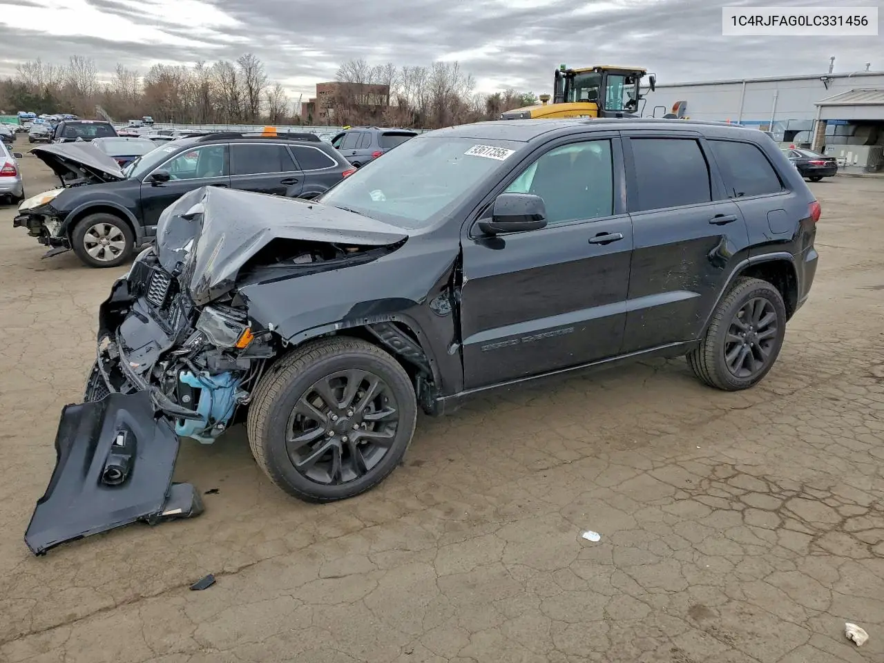 1C4RJFAG0LC331456 2020 Jeep Grand Cherokee Laredo