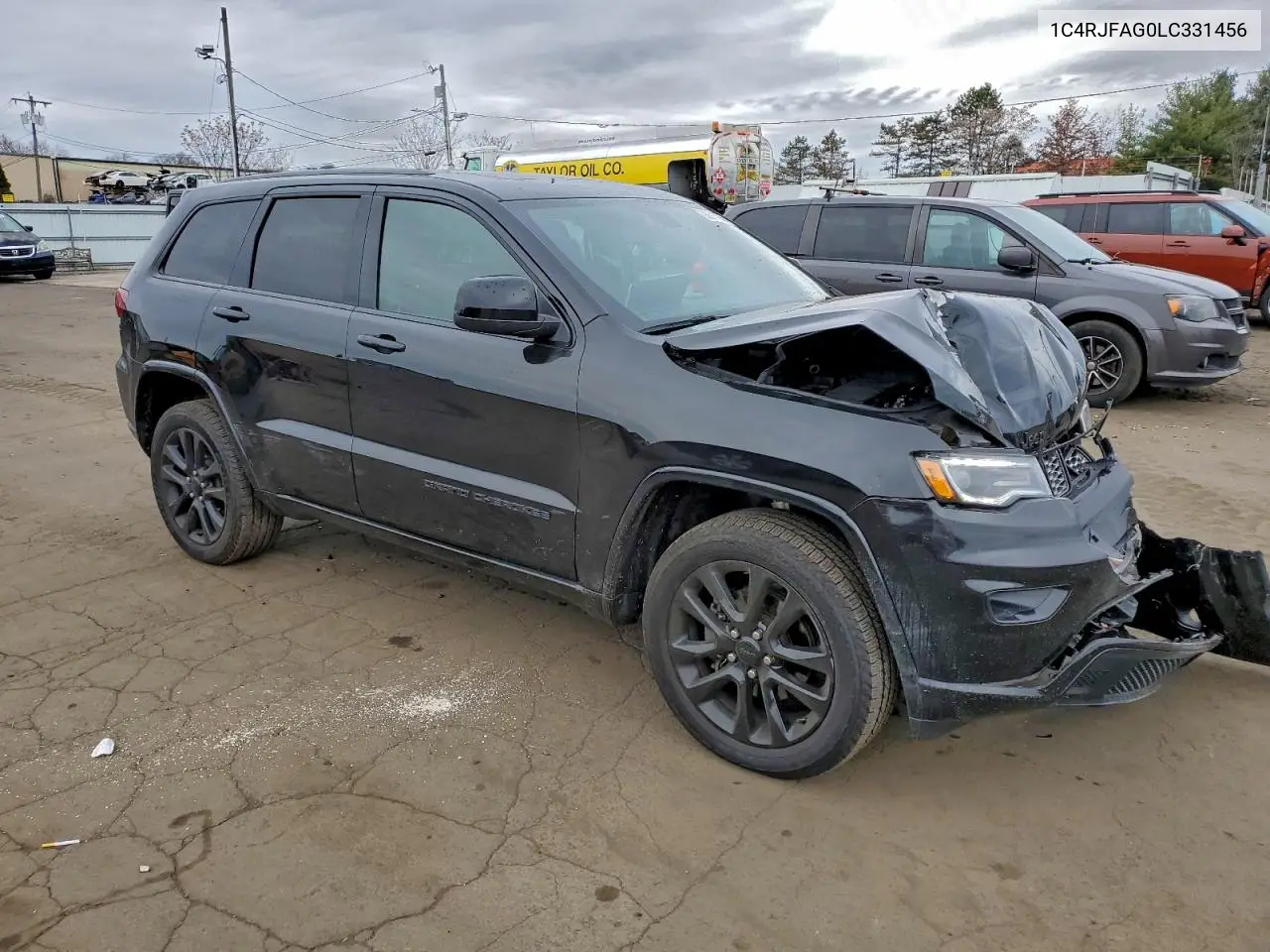 1C4RJFAG0LC331456 2020 Jeep Grand Cherokee Laredo