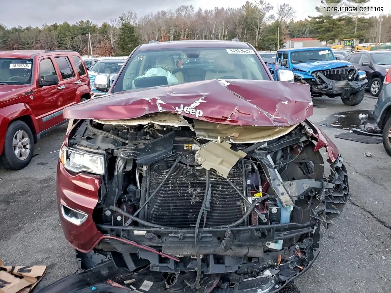 1C4RJFBG9LC216109 2020 Jeep Grand Cherokee Limited