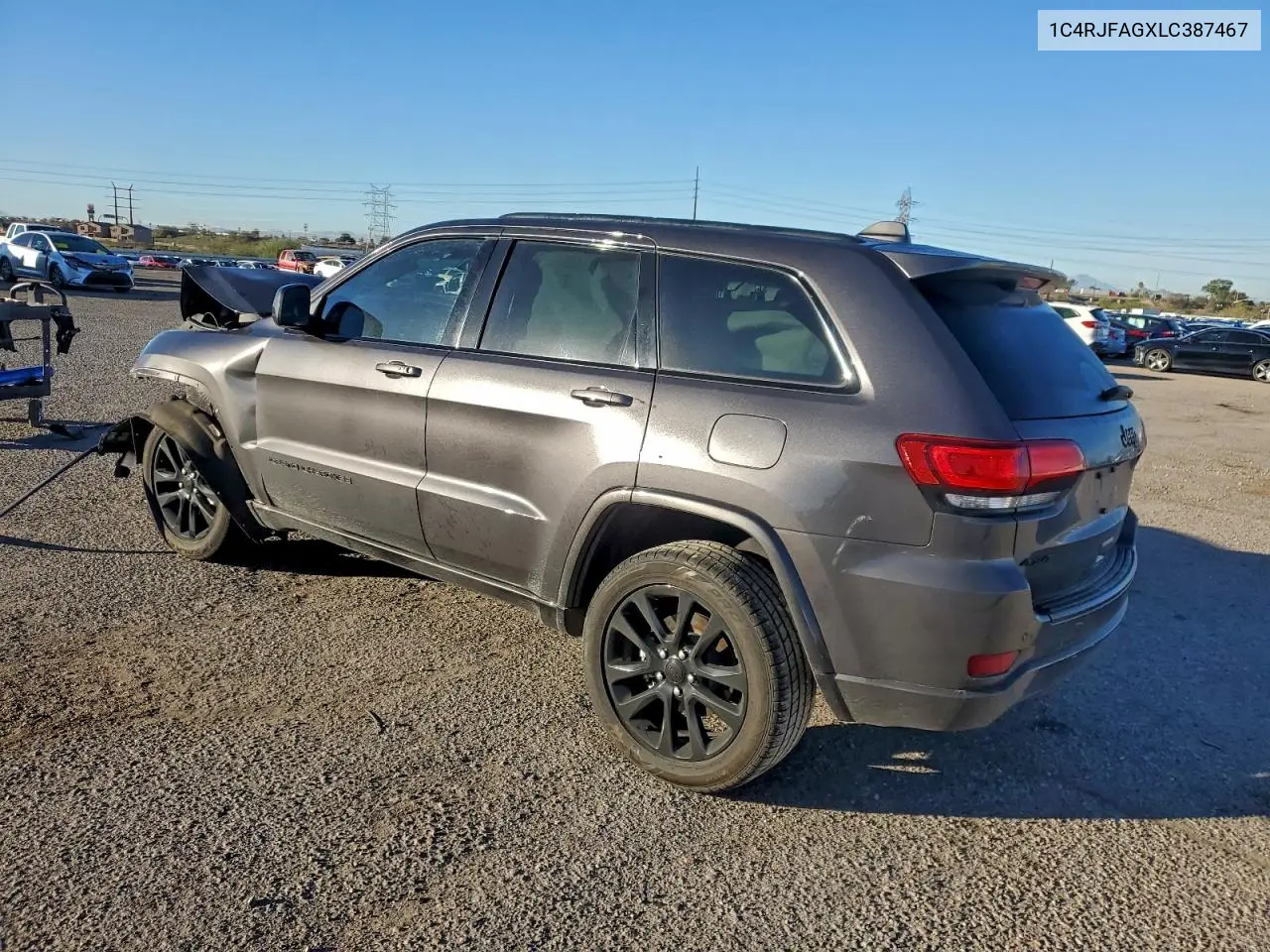 1C4RJFAGXLC387467 2020 Jeep Grand Cherokee Laredo