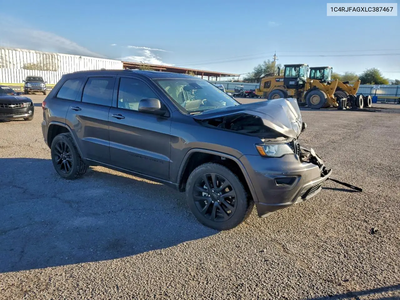 1C4RJFAGXLC387467 2020 Jeep Grand Cherokee Laredo