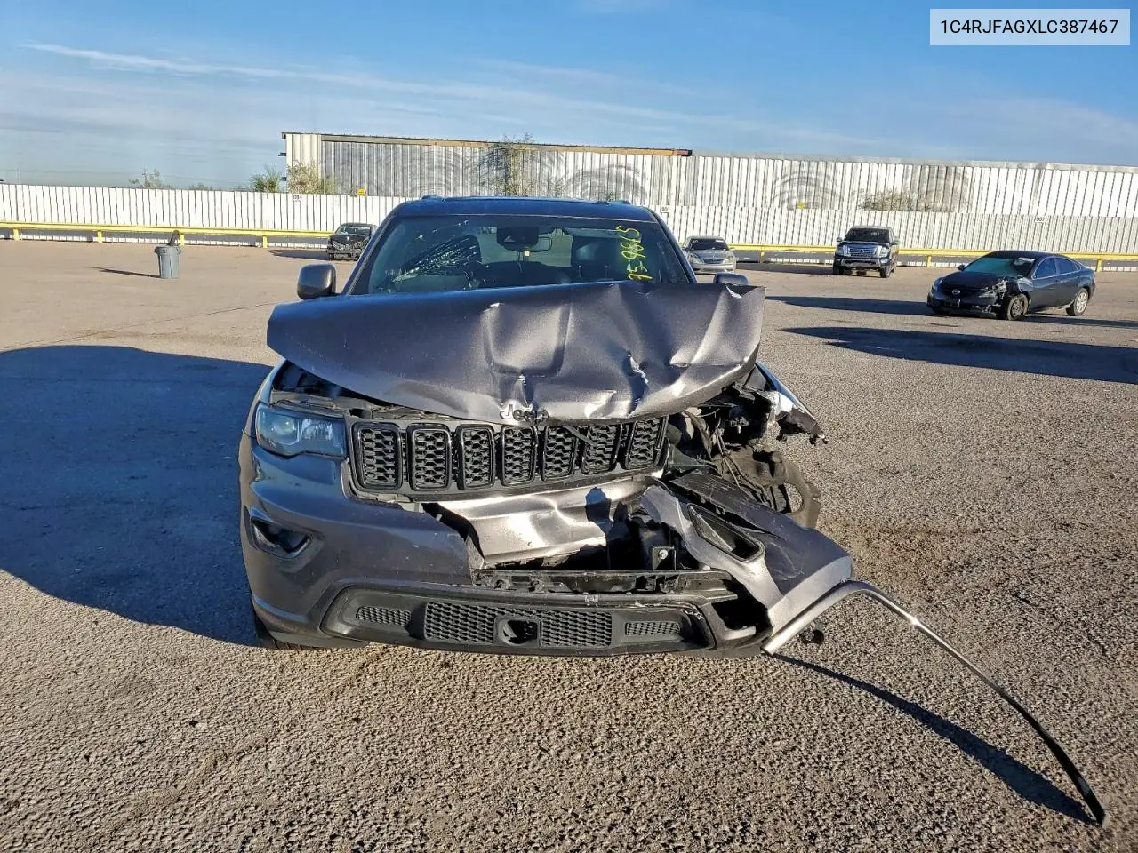 1C4RJFAGXLC387467 2020 Jeep Grand Cherokee Laredo