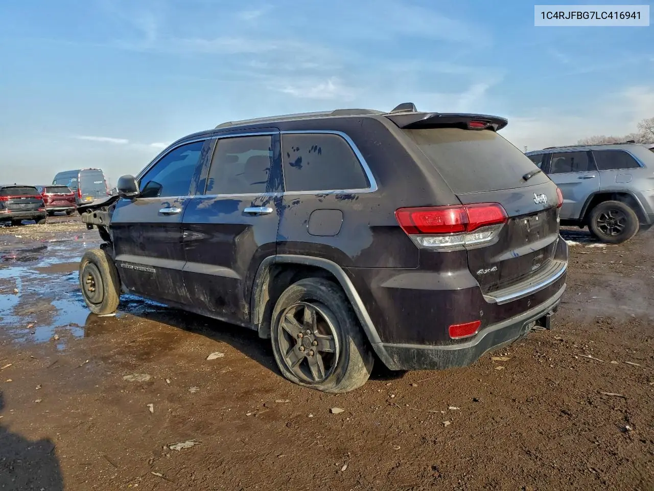 1C4RJFBG7LC416941 2020 Jeep Grand Cherokee Limited