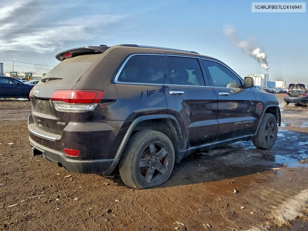 1C4RJFBG7LC416941 2020 Jeep Grand Cherokee Limited
