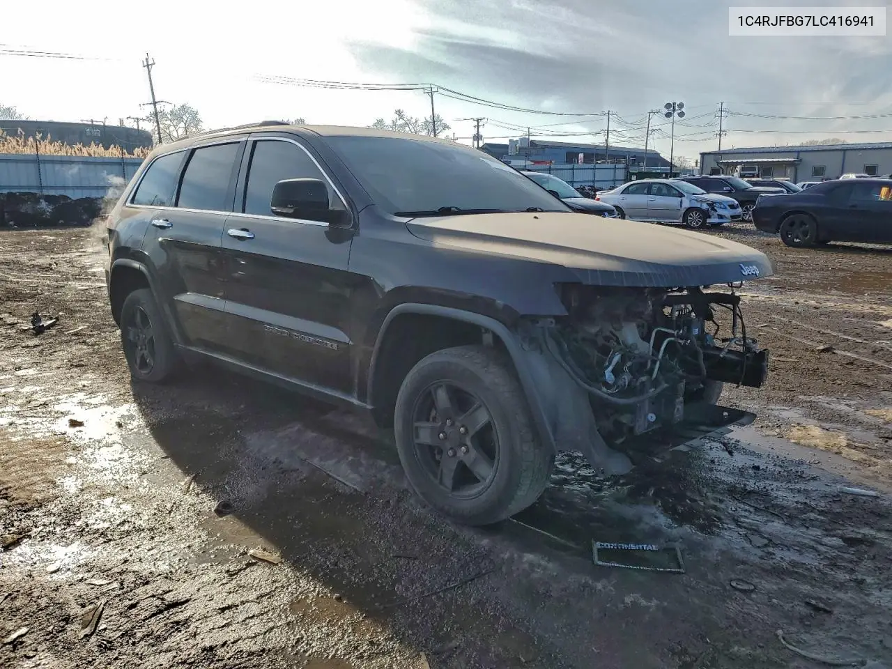 1C4RJFBG7LC416941 2020 Jeep Grand Cherokee Limited