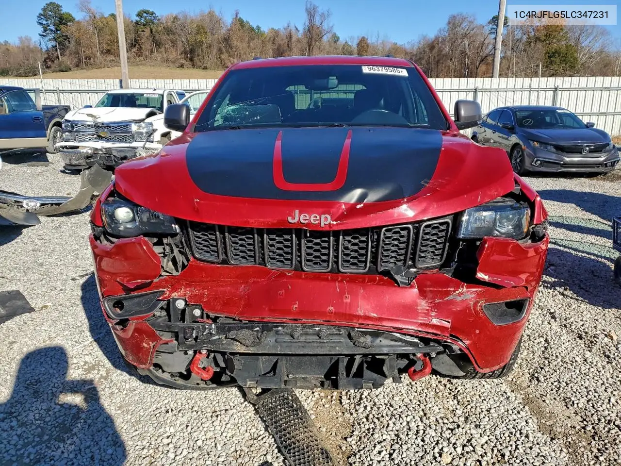 1C4RJFLG5LC347231 2020 Jeep Grand Cherokee Trailhawk