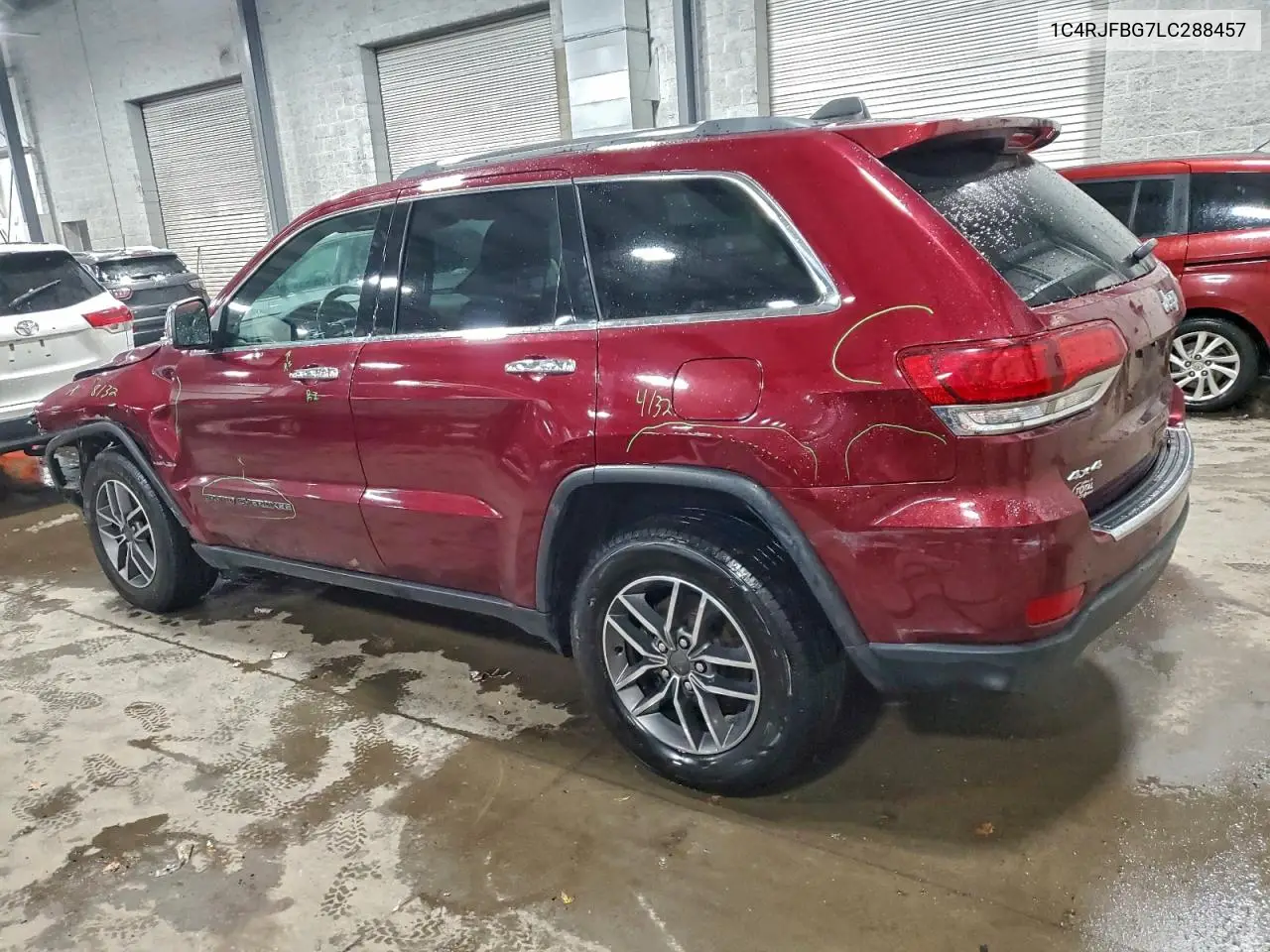 1C4RJFBG7LC288457 2020 Jeep Grand Cherokee Limited