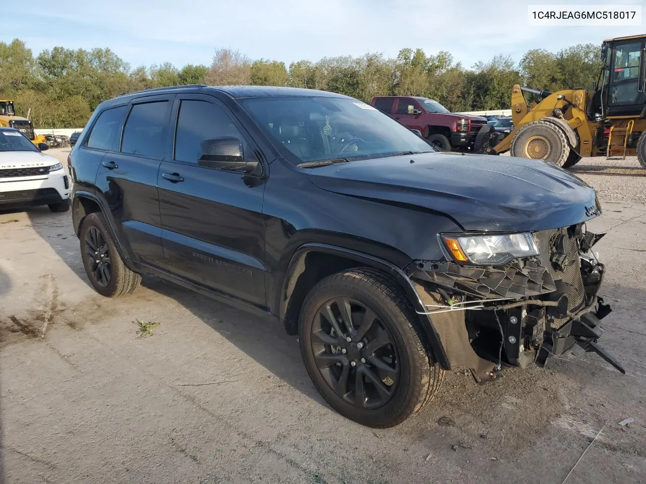 2021 Jeep Grand Cherokee Laredo VIN: 1C4RJEAG6MC518017 Lot: 73306154