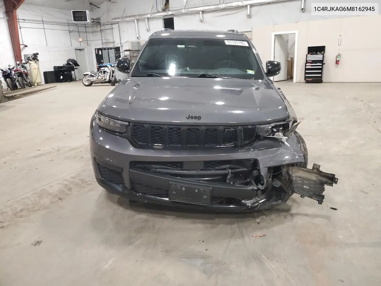 1C4RJKAG6M8162945 2021 Jeep Grand Cherokee L Laredo