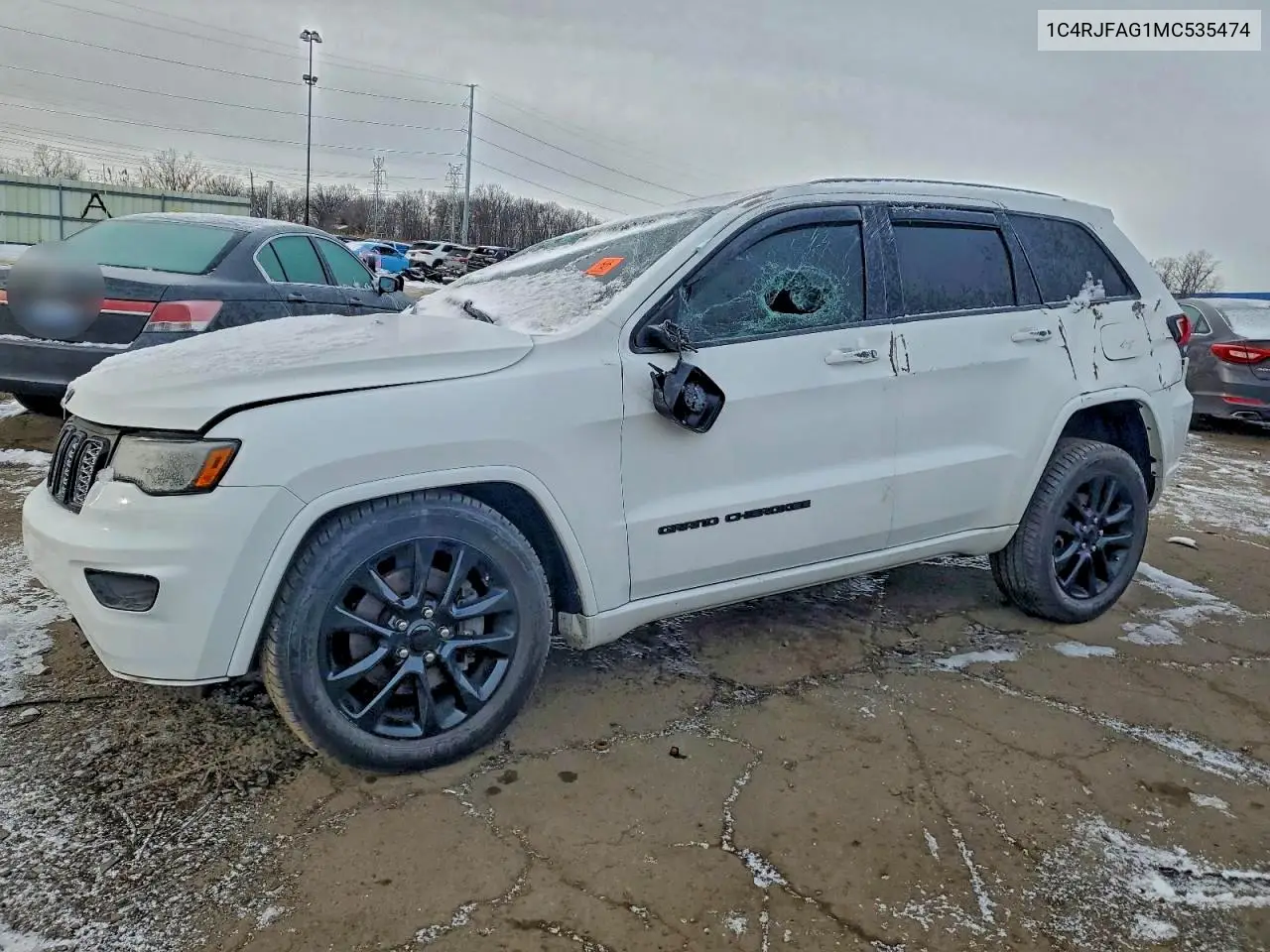 1C4RJFAG1MC535474 2021 Jeep Grand Cherokee Laredo