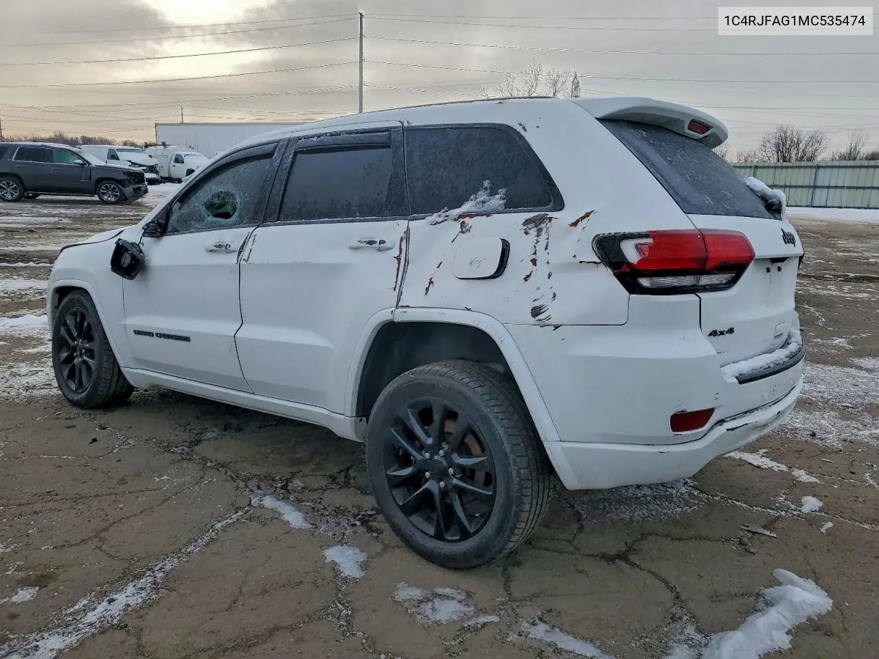 1C4RJFAG1MC535474 2021 Jeep Grand Cherokee Laredo