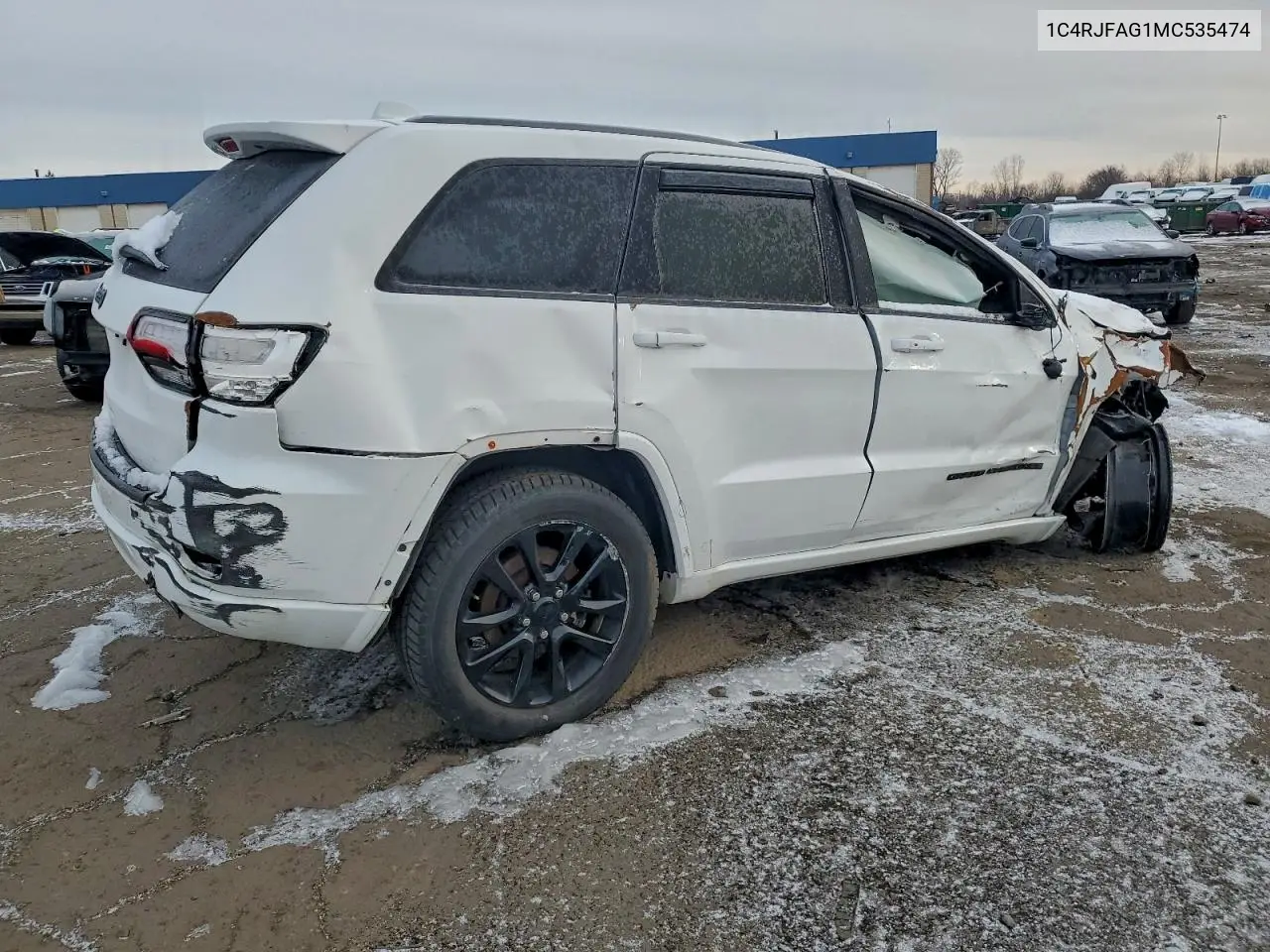 1C4RJFAG1MC535474 2021 Jeep Grand Cherokee Laredo