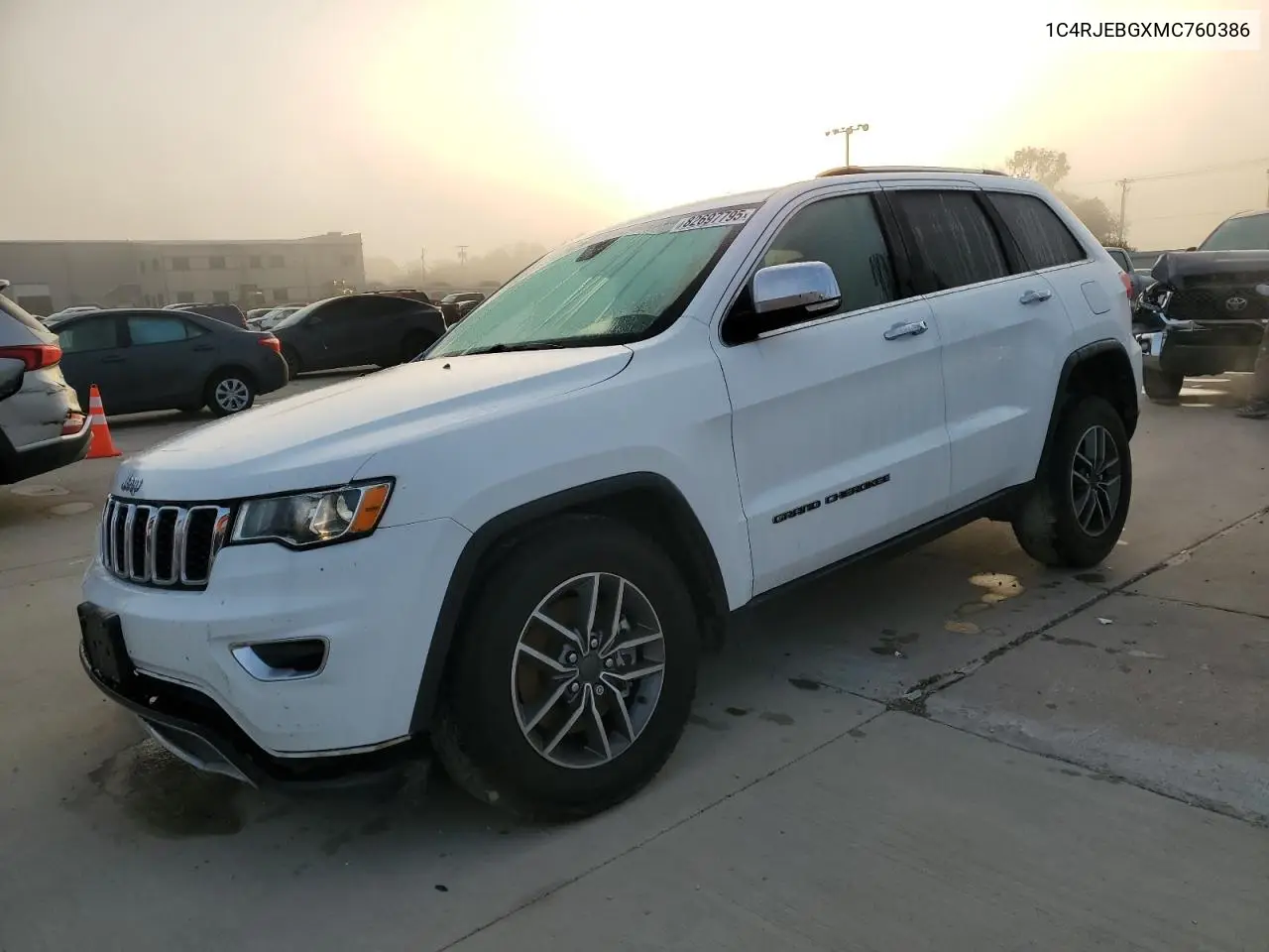 1C4RJEBGXMC760386 2021 Jeep Grand Cherokee Limited