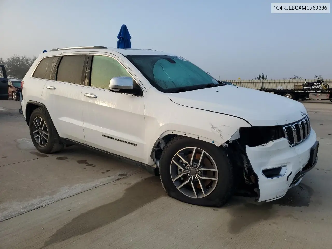 1C4RJEBGXMC760386 2021 Jeep Grand Cherokee Limited