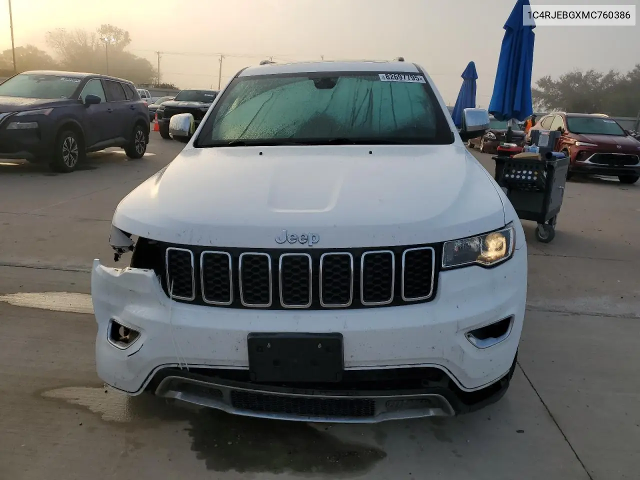 1C4RJEBGXMC760386 2021 Jeep Grand Cherokee Limited