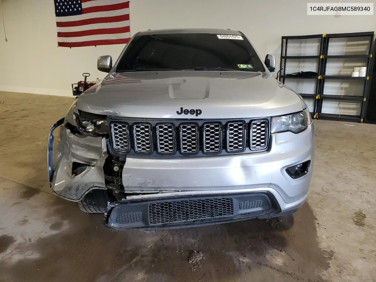 1C4RJFAG8MC589340 2021 Jeep Grand Cherokee Laredo