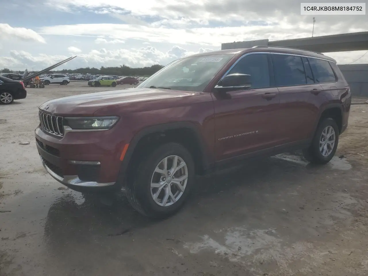 1C4RJKBG8M8184752 2021 Jeep Grand Cherokee L Limited