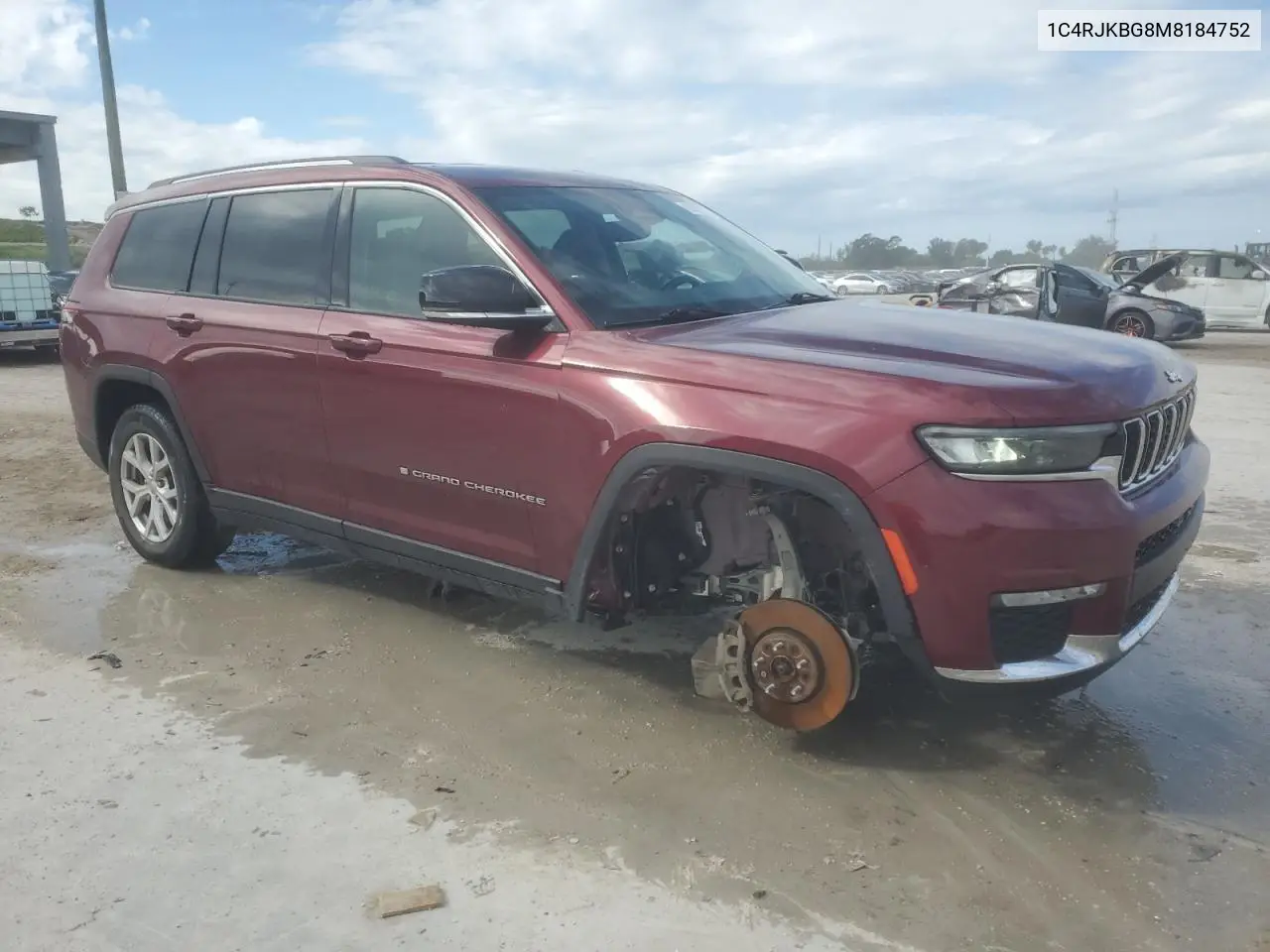 1C4RJKBG8M8184752 2021 Jeep Grand Cherokee L Limited