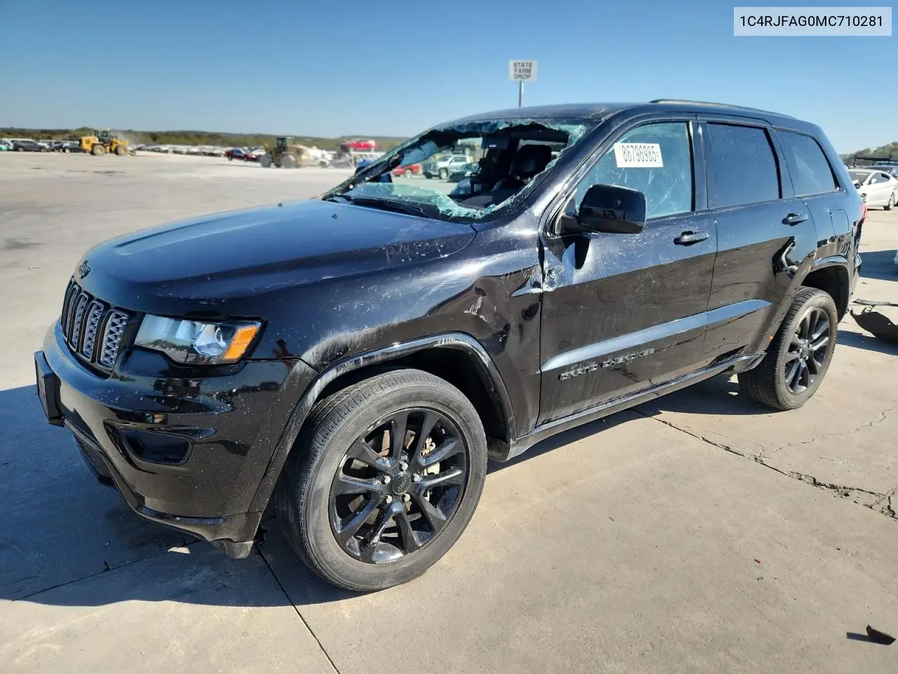 1C4RJFAG0MC710281 2021 Jeep Grand Cherokee Laredo