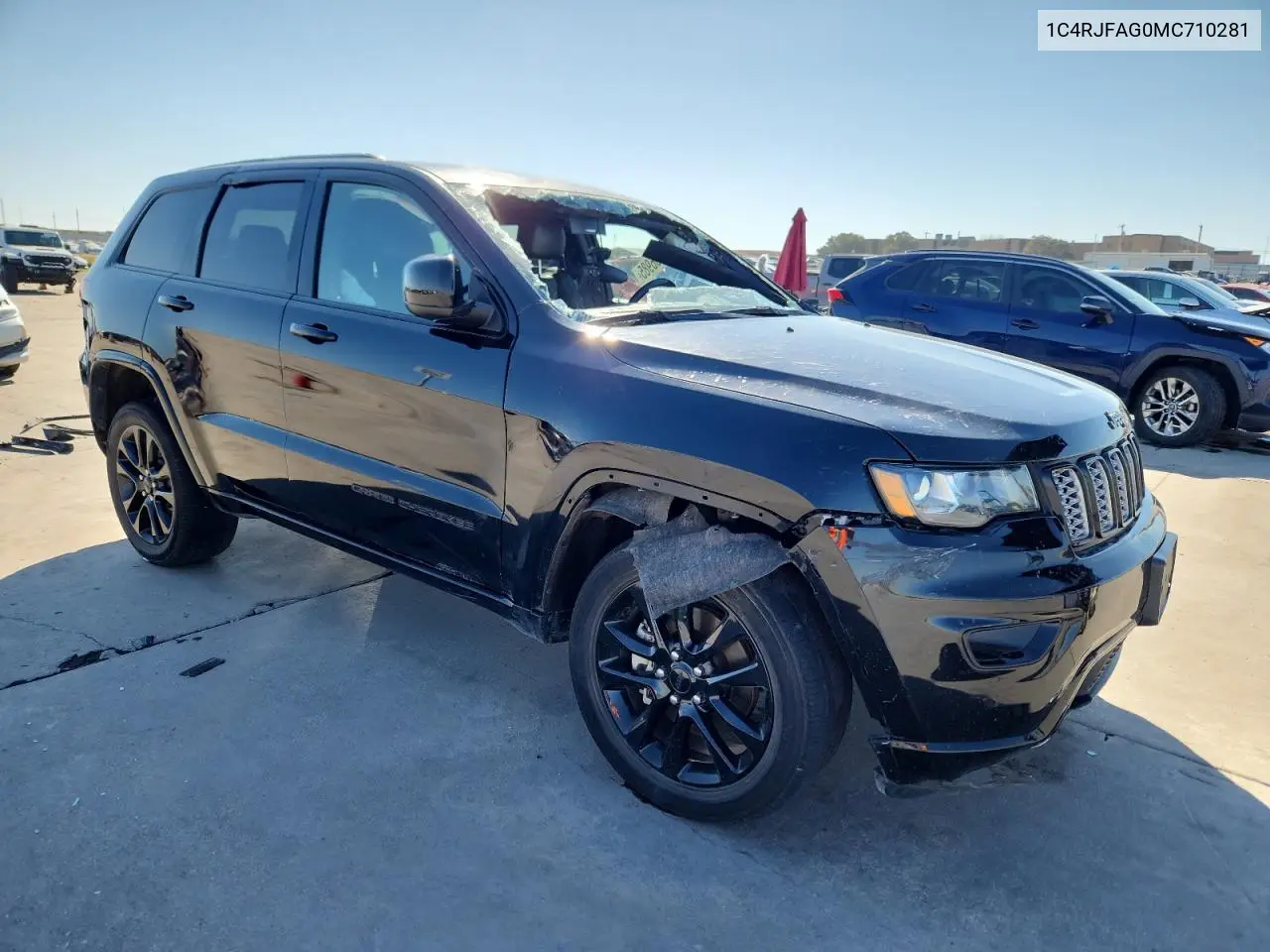 1C4RJFAG0MC710281 2021 Jeep Grand Cherokee Laredo