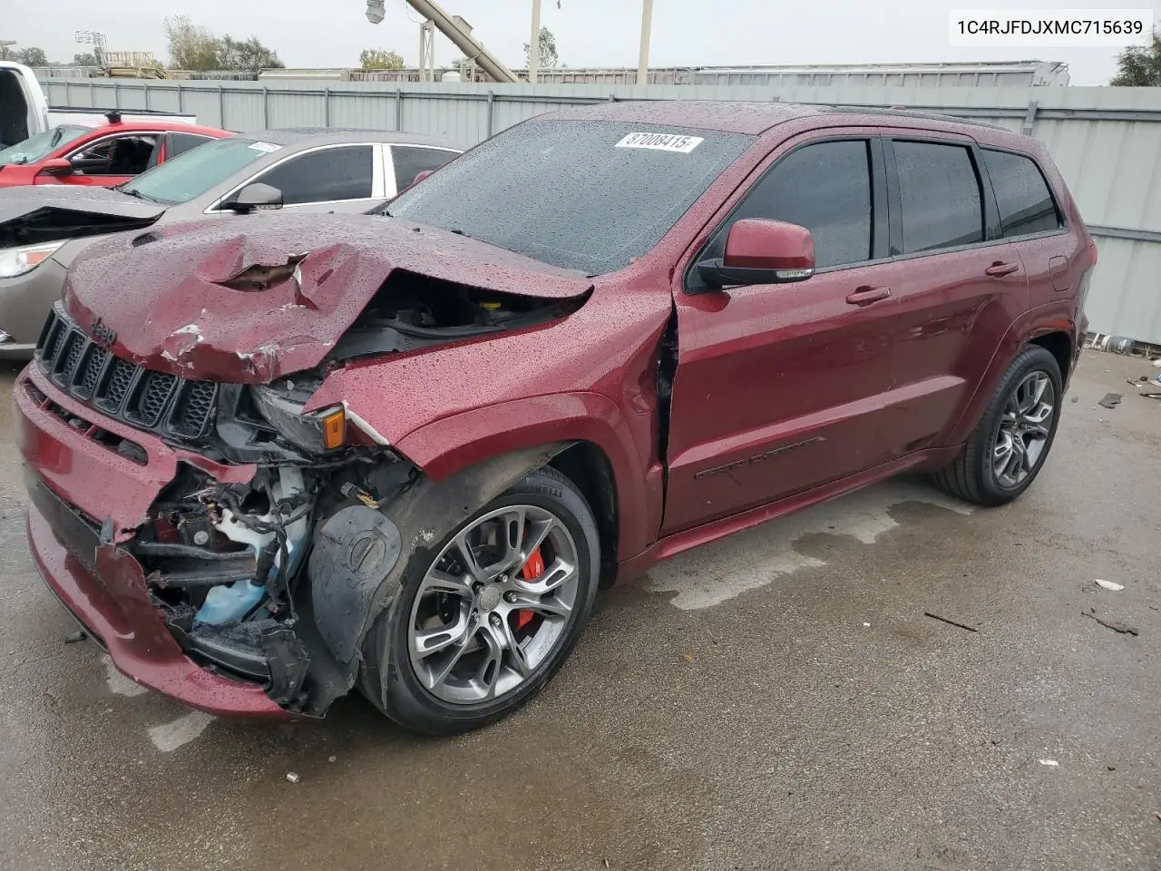 1C4RJFDJXMC715639 2021 Jeep Grand Cherokee Srt-8
