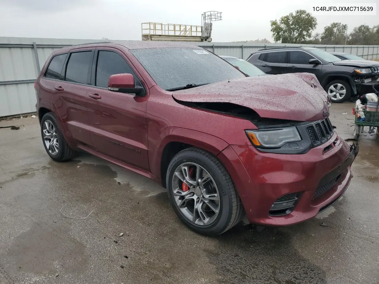 1C4RJFDJXMC715639 2021 Jeep Grand Cherokee Srt-8