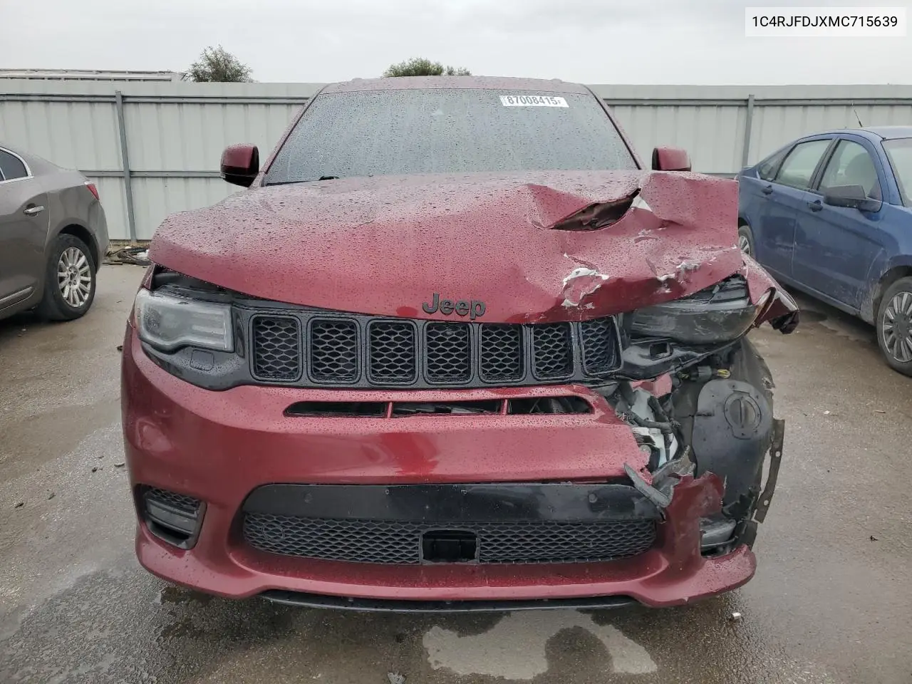 1C4RJFDJXMC715639 2021 Jeep Grand Cherokee Srt-8
