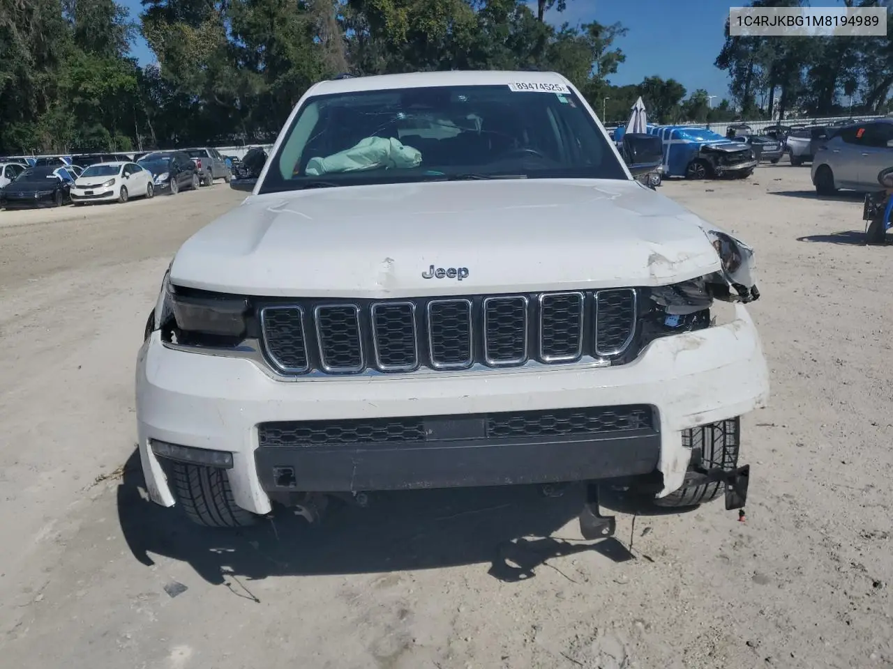 1C4RJKBG1M8194989 2021 Jeep Grand Cherokee L Limited