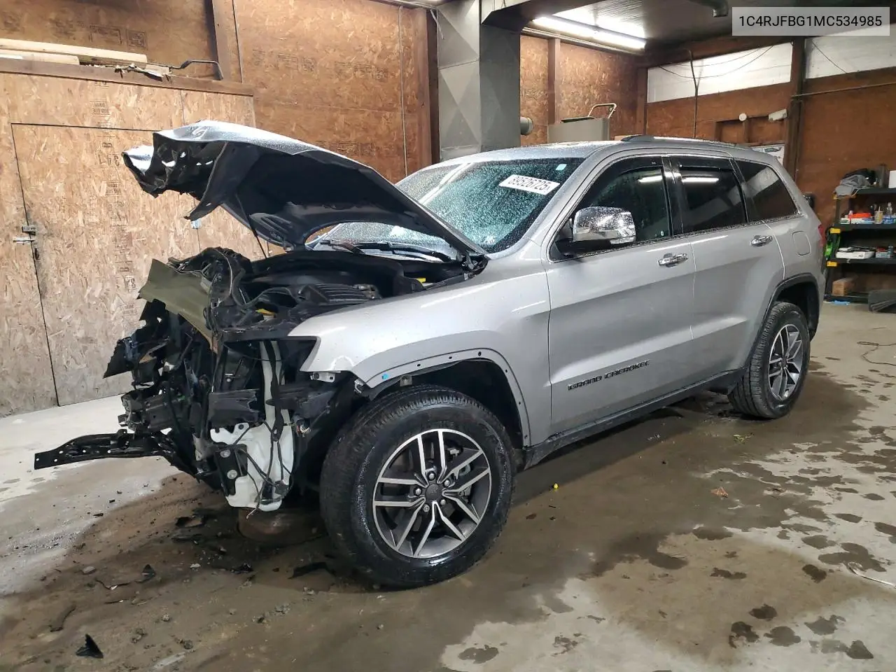 1C4RJFBG1MC534985 2021 Jeep Grand Cherokee Limited