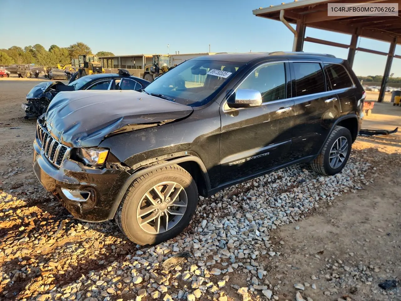 1C4RJFBG0MC706262 2021 Jeep Grand Cherokee Limited