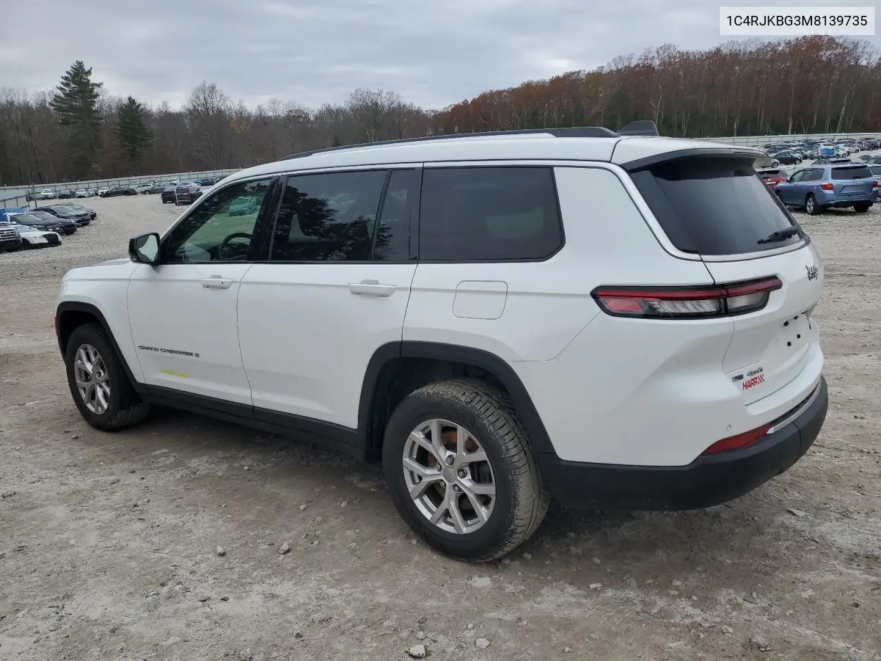 1C4RJKBG3M8139735 2021 Jeep Grand Cherokee L Limited