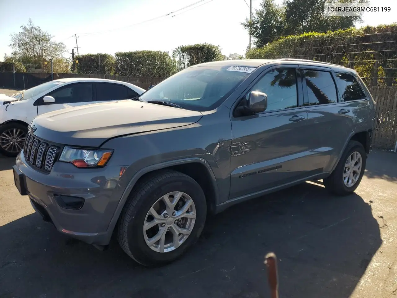 1C4RJEAG8MC681199 2021 Jeep Grand Cherokee Laredo
