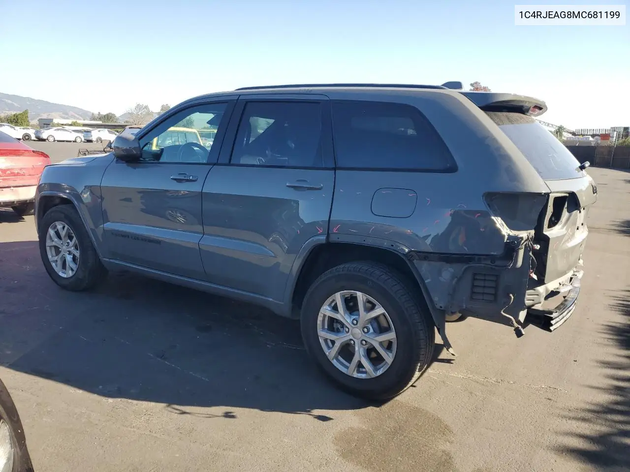 1C4RJEAG8MC681199 2021 Jeep Grand Cherokee Laredo