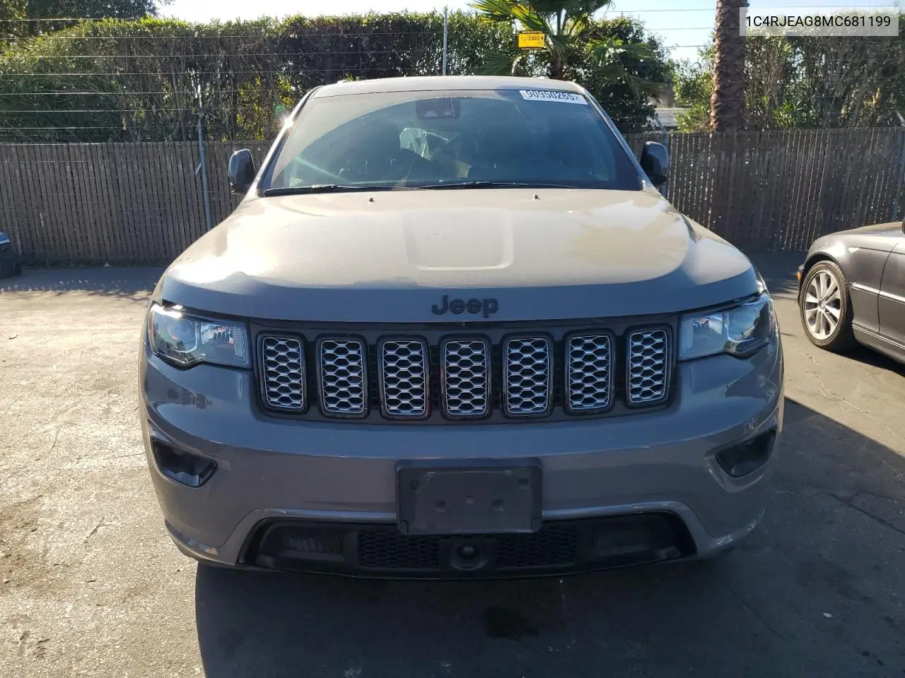 1C4RJEAG8MC681199 2021 Jeep Grand Cherokee Laredo