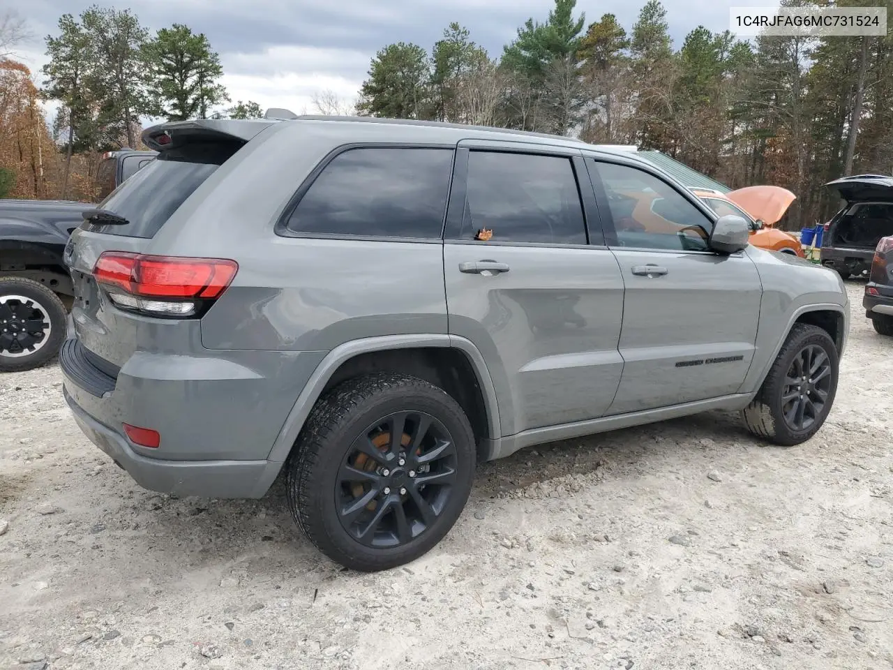1C4RJFAG6MC731524 2021 Jeep Grand Cherokee Laredo