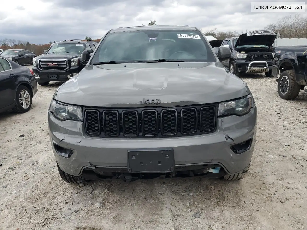 1C4RJFAG6MC731524 2021 Jeep Grand Cherokee Laredo