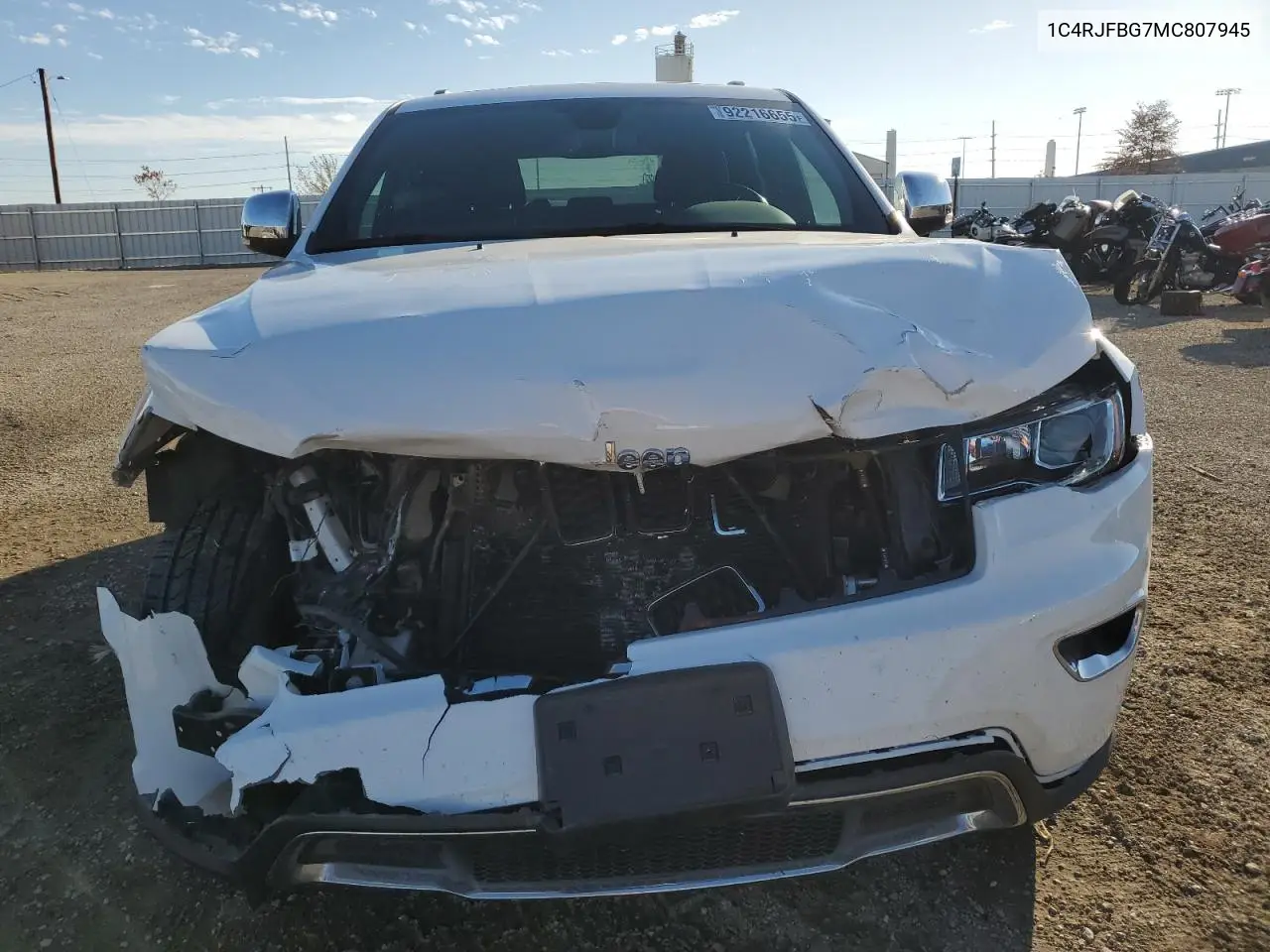 1C4RJFBG7MC807945 2021 Jeep Grand Cherokee Limited