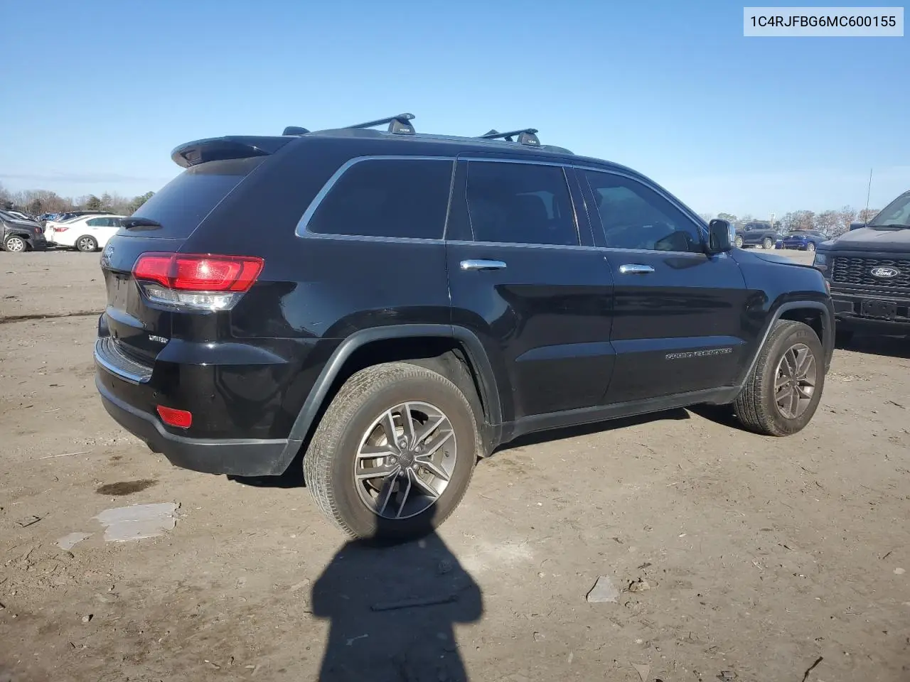 1C4RJFBG6MC600155 2021 Jeep Grand Cherokee Limited