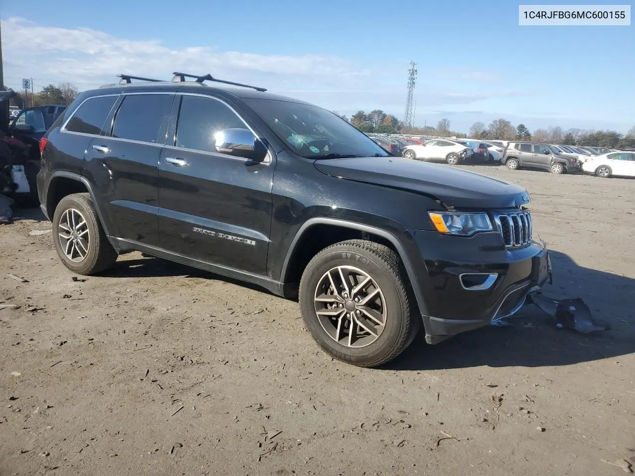 1C4RJFBG6MC600155 2021 Jeep Grand Cherokee Limited