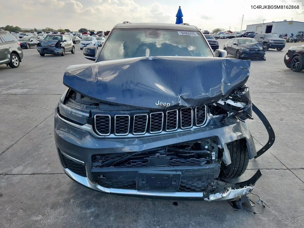 1C4RJKBG5M8162868 2021 Jeep Grand Cherokee L Limited