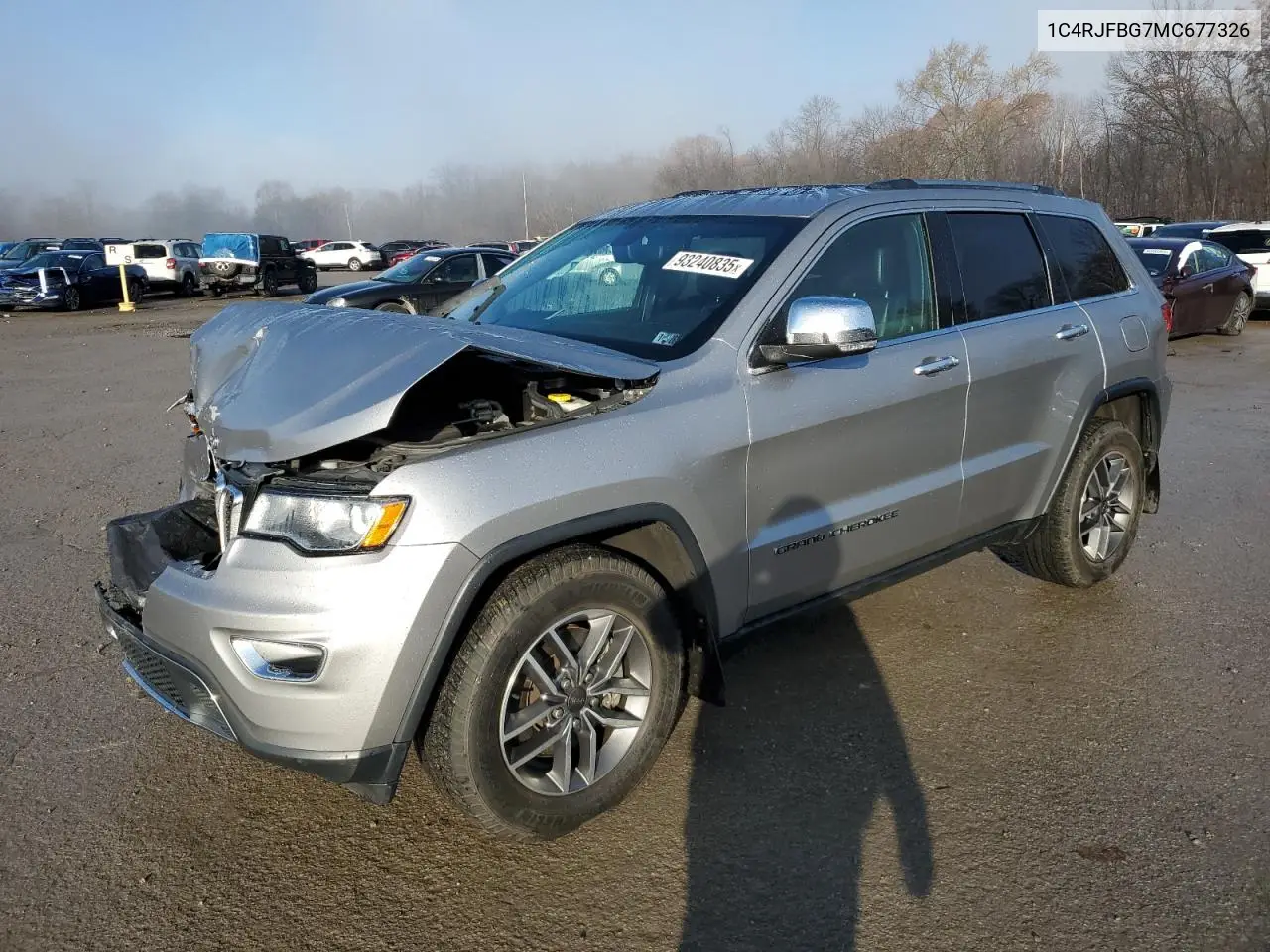 1C4RJFBG7MC677326 2021 Jeep Grand Cherokee Limited