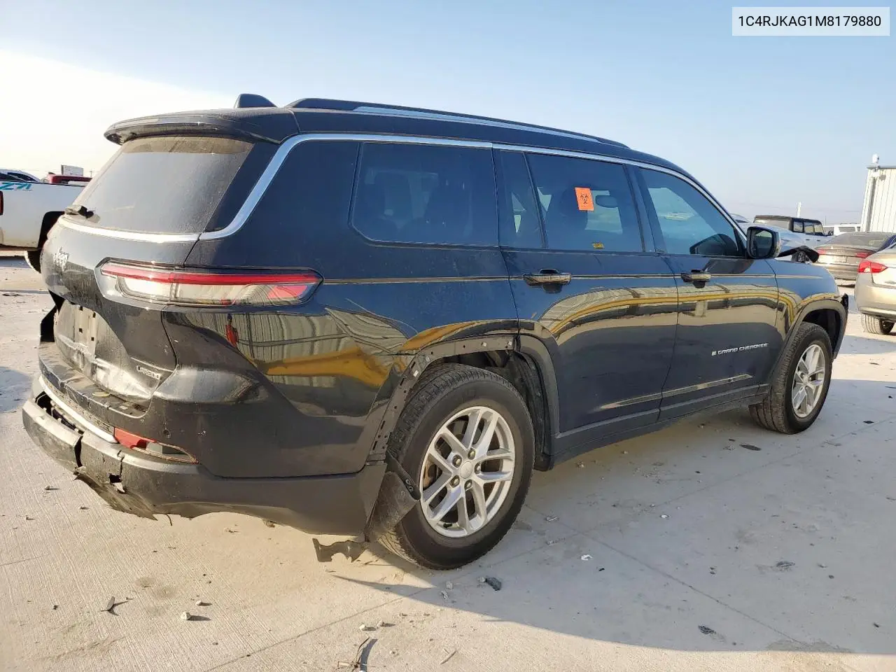 1C4RJKAG1M8179880 2021 Jeep Grand Cherokee L Laredo