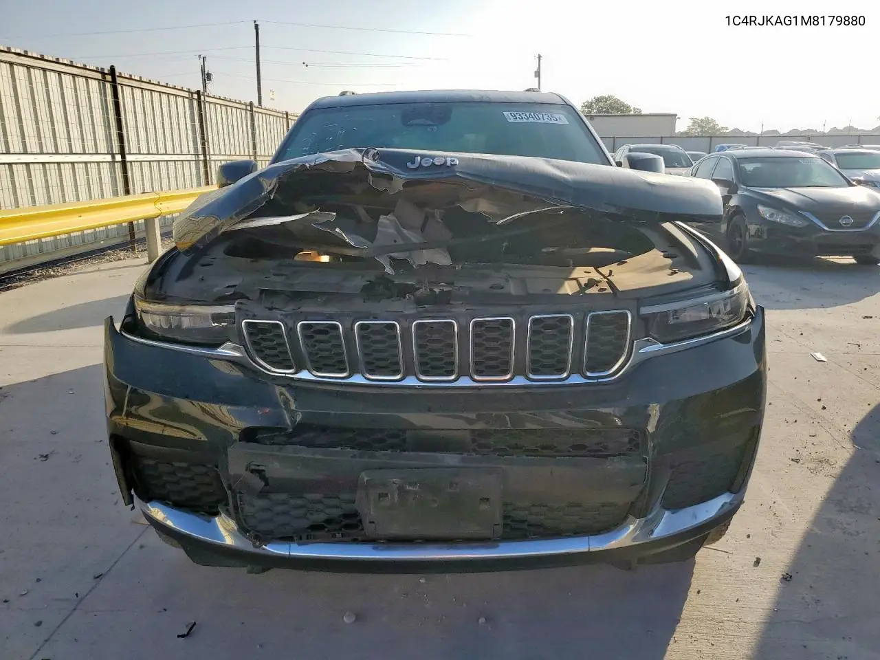 1C4RJKAG1M8179880 2021 Jeep Grand Cherokee L Laredo