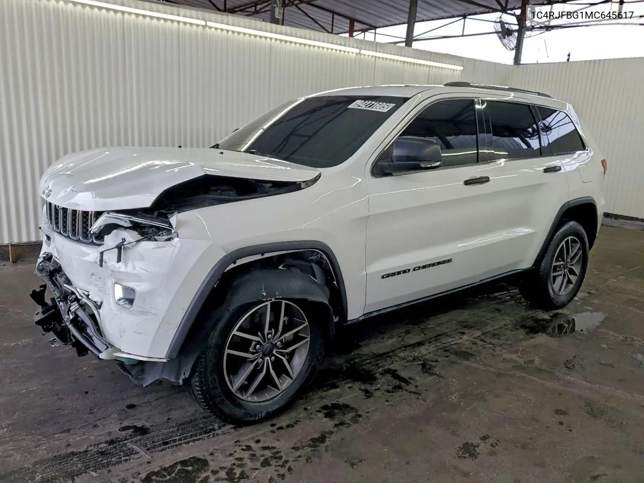 1C4RJFBG1MC645617 2021 Jeep Grand Cherokee Limited