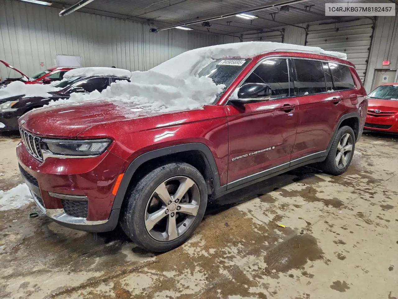 1C4RJKBG7M8182457 2021 Jeep Grand Cherokee L Limited