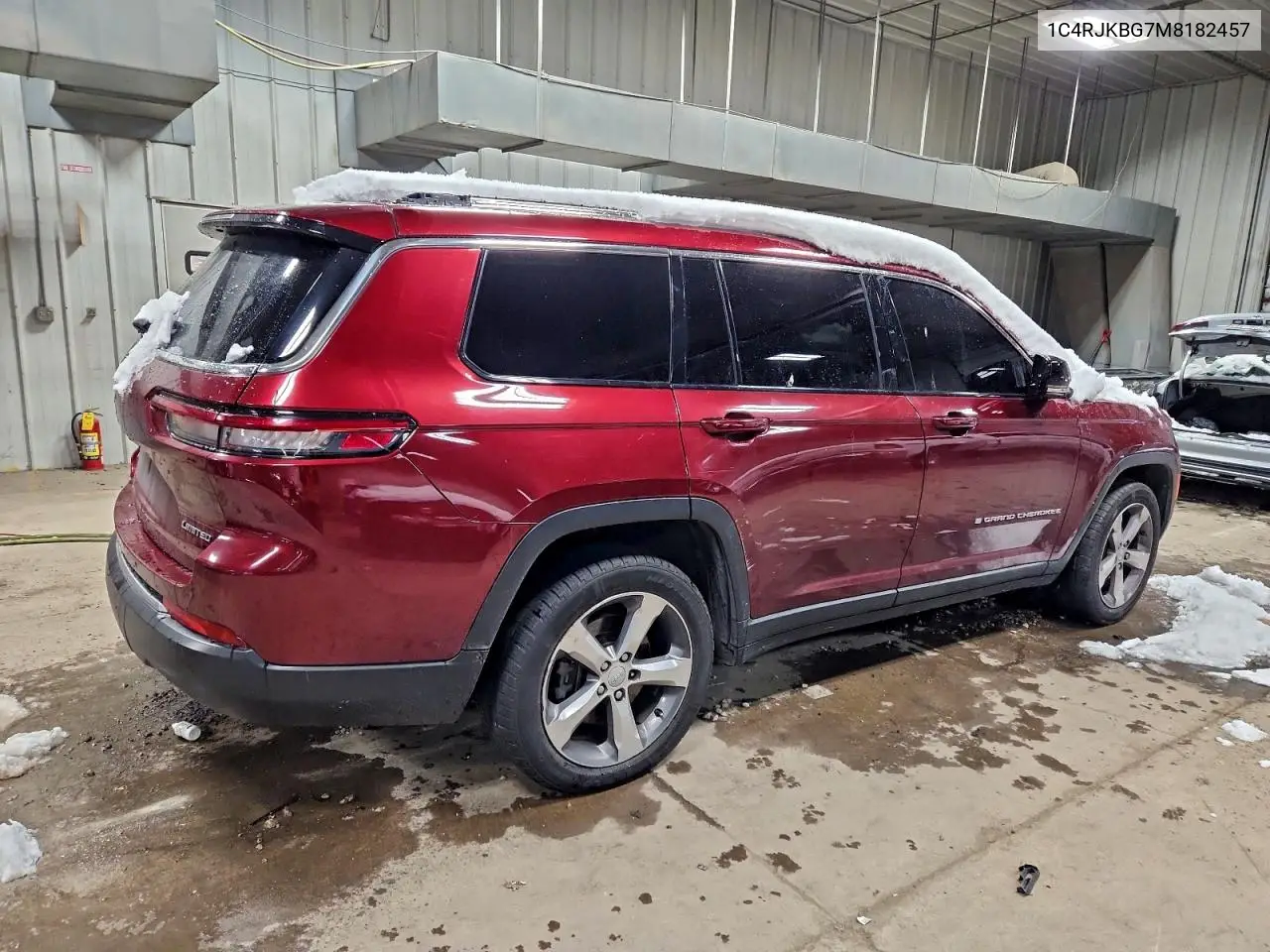 1C4RJKBG7M8182457 2021 Jeep Grand Cherokee L Limited
