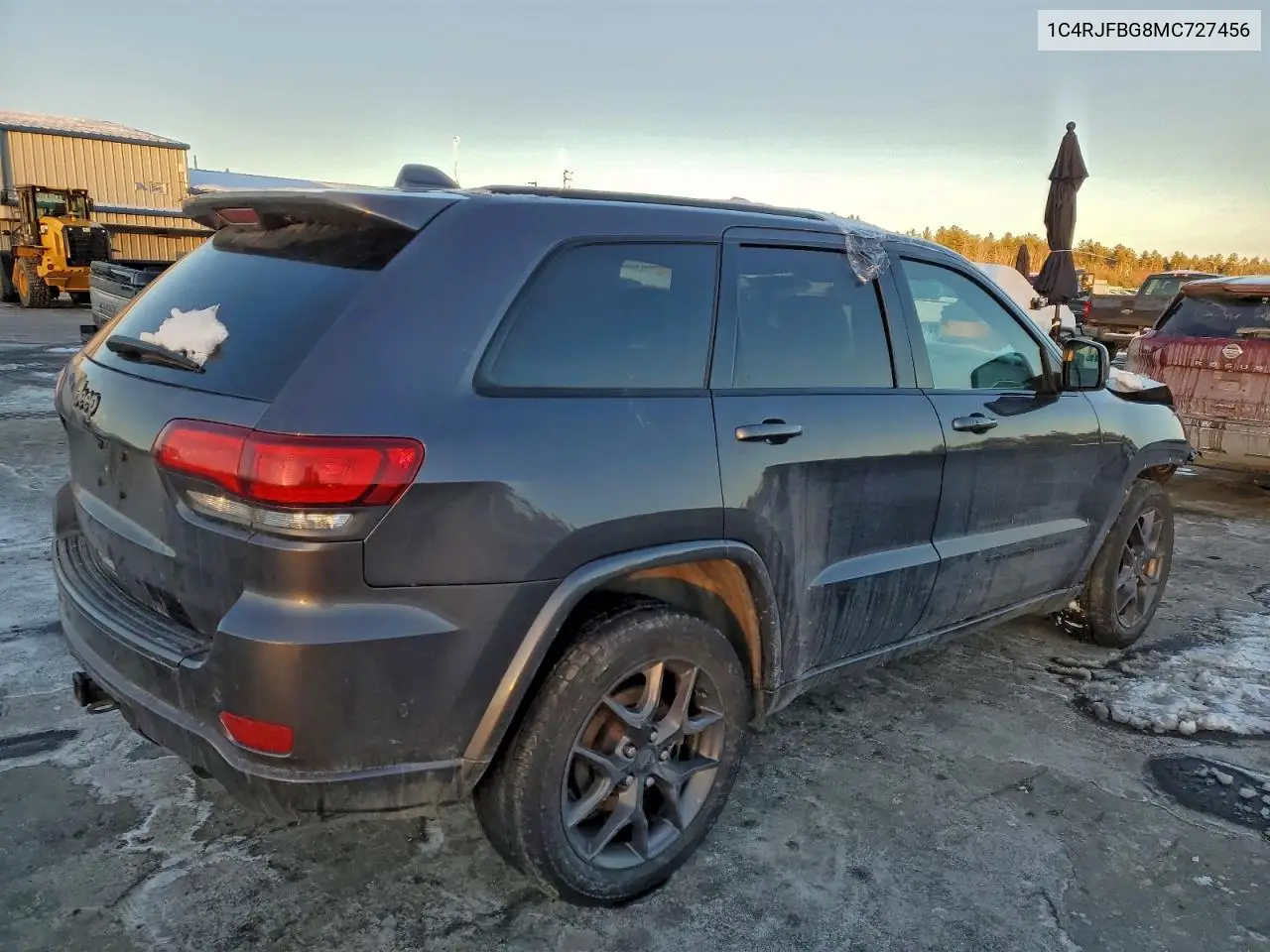 1C4RJFBG8MC727456 2021 Jeep Grand Cherokee Limited